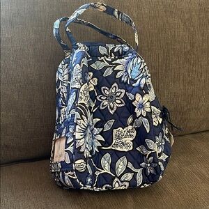Vera Bradley Floral Blue Quilted Lunch Bunch